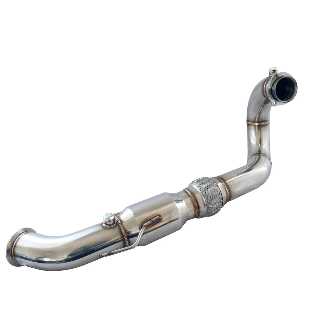 Factory 3" (76mm) 304 Stainless Steel Downpipe with High-Flow Catalytic Converter for SAAB 900 & 9-3