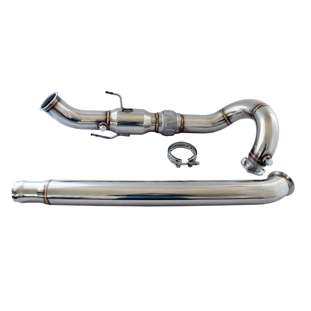 Factory 3" (76mm) 304 Stainless Steel Downpipe with High-Flow Catalytic Converter for SAAB 900 & 9-3