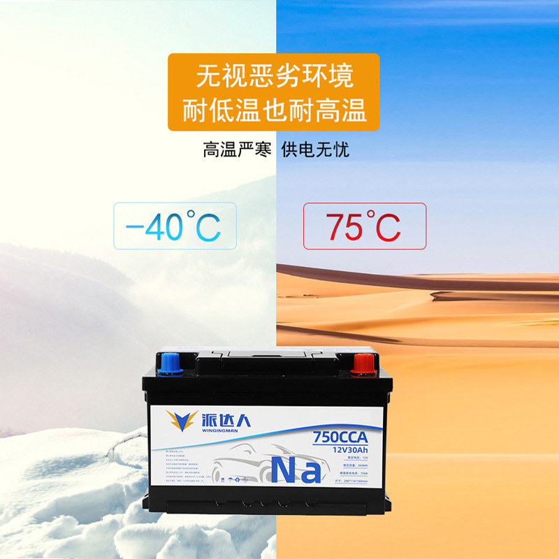 Sodium-ion starter battery