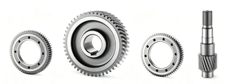 New Energy Motor Shaft and Gear Assembly