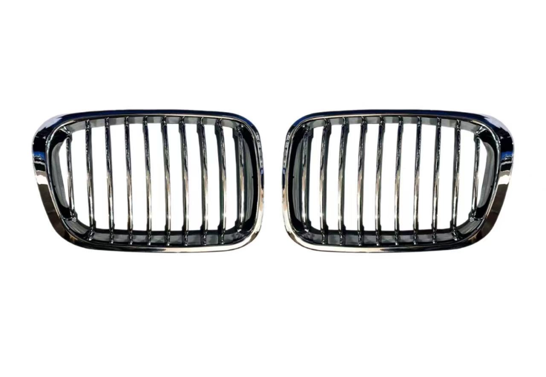 E46 Front Grille Mesh Plated L/R for BMW 51118208489/490