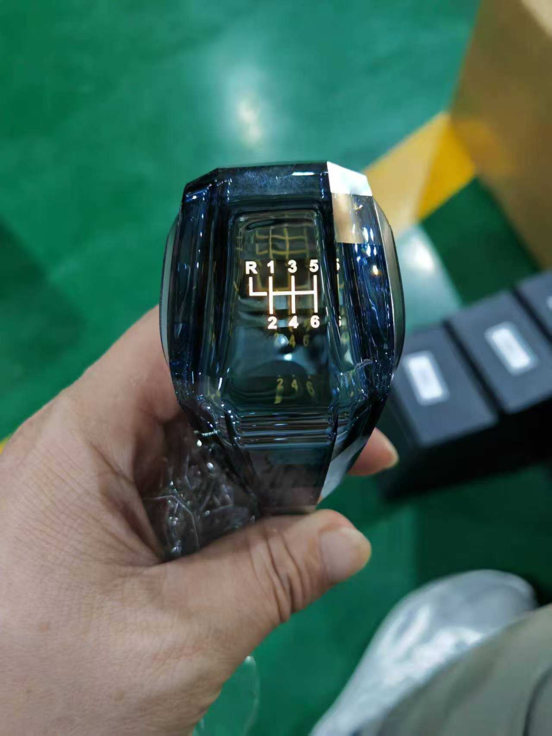 crystal gear knob