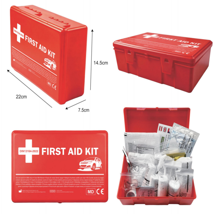 DIN13164-2022 Car First Aid Kit PP Box