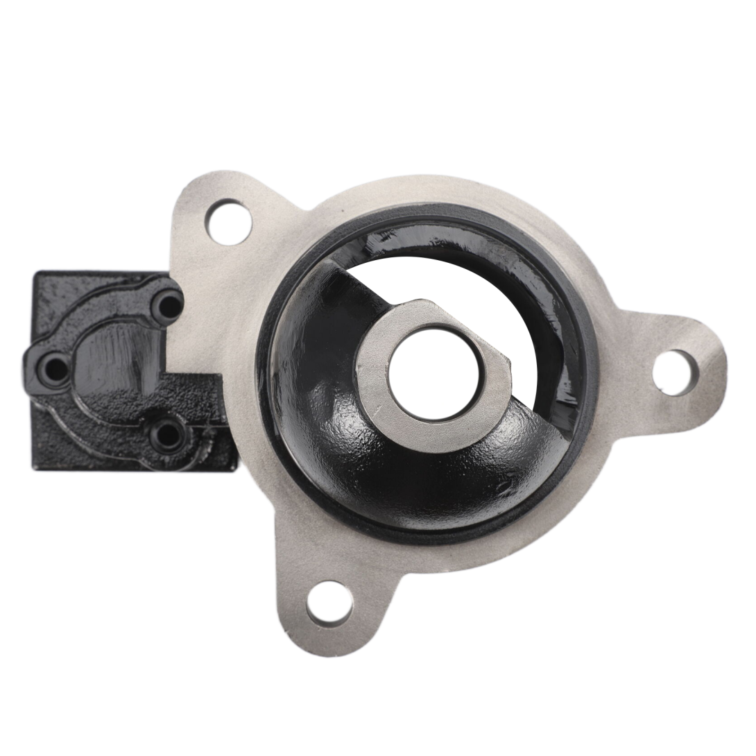 Starter motor and alternator end cover